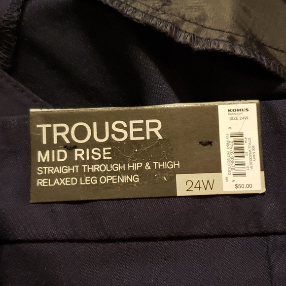 Apt 9 Plus size women's trouser slacks - Picture 6 of 8